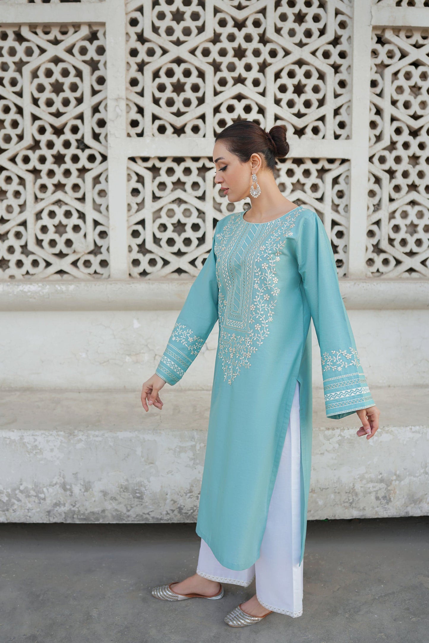 RAMSHA LAWN EMB CO-ORD SET