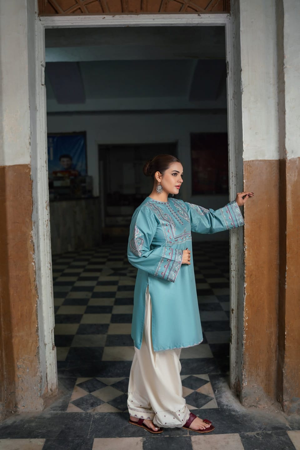 AROHA LAWN EMB CO-ORD SET