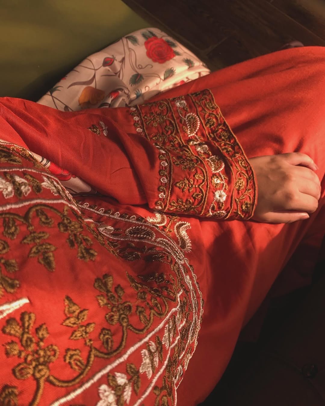 UROOJ  EMB 3Pc With MONAR DUPPATA