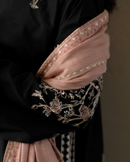 ZAIB LUXURY  CO-ORD SET WITH FARSHI