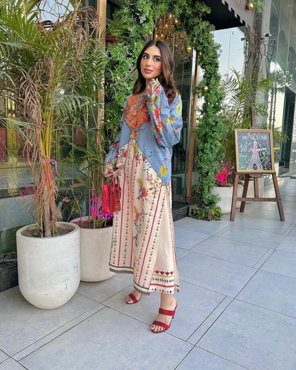 AZMIN DIGITAL LAWN 2PC