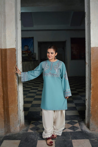 AROHA LAWN EMB CO-ORD SET