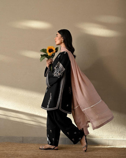 ZAIB LUXURY  CO-ORD SET WITH FARSHI